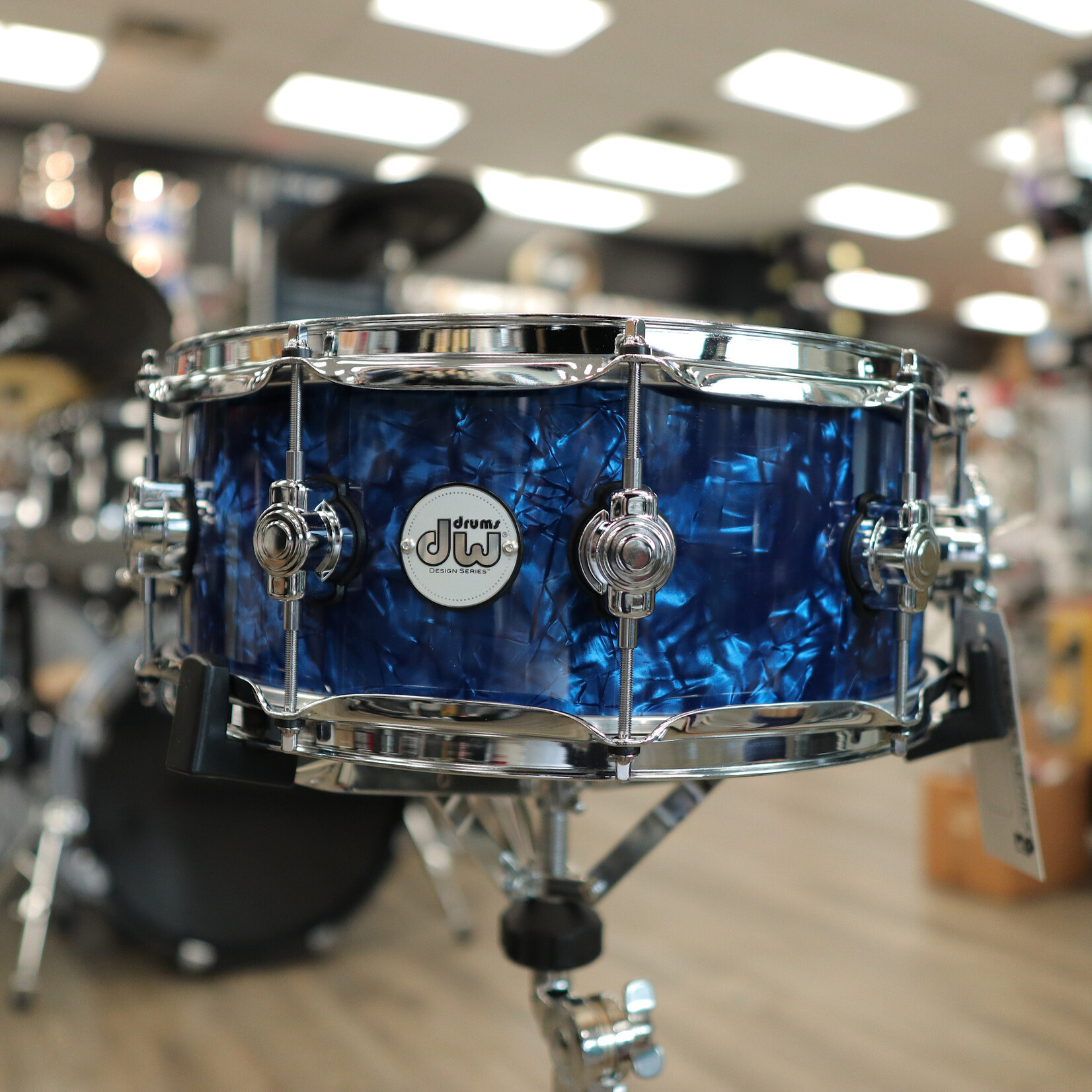 DW DW Design Series 5.5x14" Maple Snare Drum (Deep Blue Marine)
