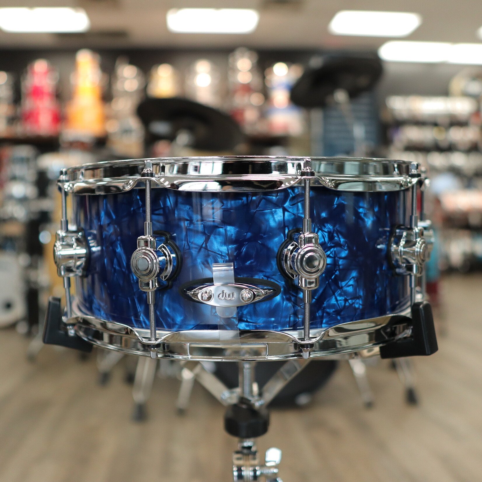 DW DW Design Series 5.5x14" Maple Snare Drum (Deep Blue Marine)