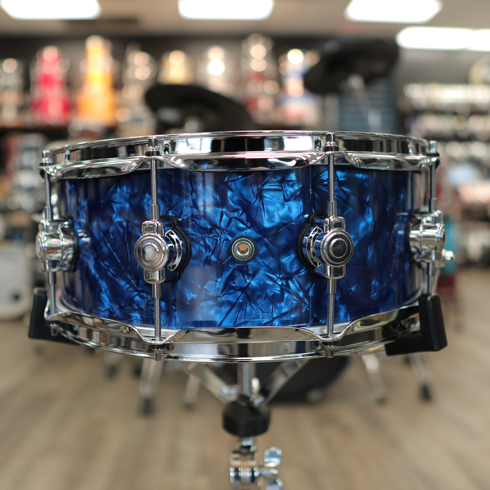 DW DW Design Series 5.5x14" Maple Snare Drum (Deep Blue Marine)