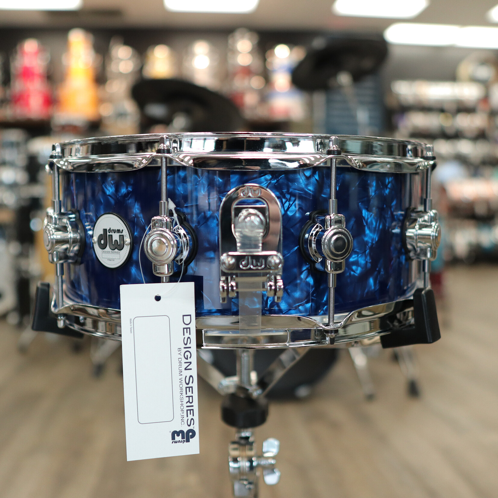 DW DW Design Series 5.5x14" Maple Snare Drum (Deep Blue Marine)