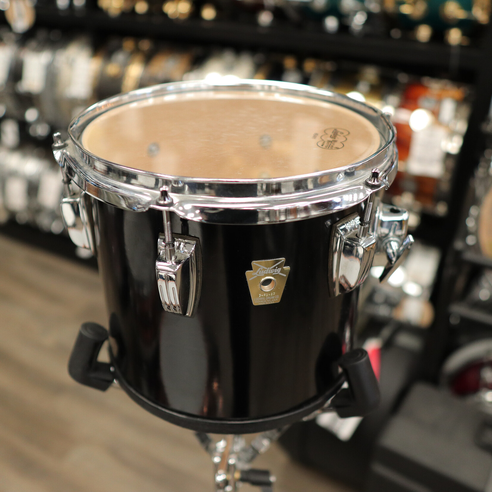 Ludwig 1988-1998 Ludwig 9x10" Super Classic Concert Tom (Rock Onyx Wrap)