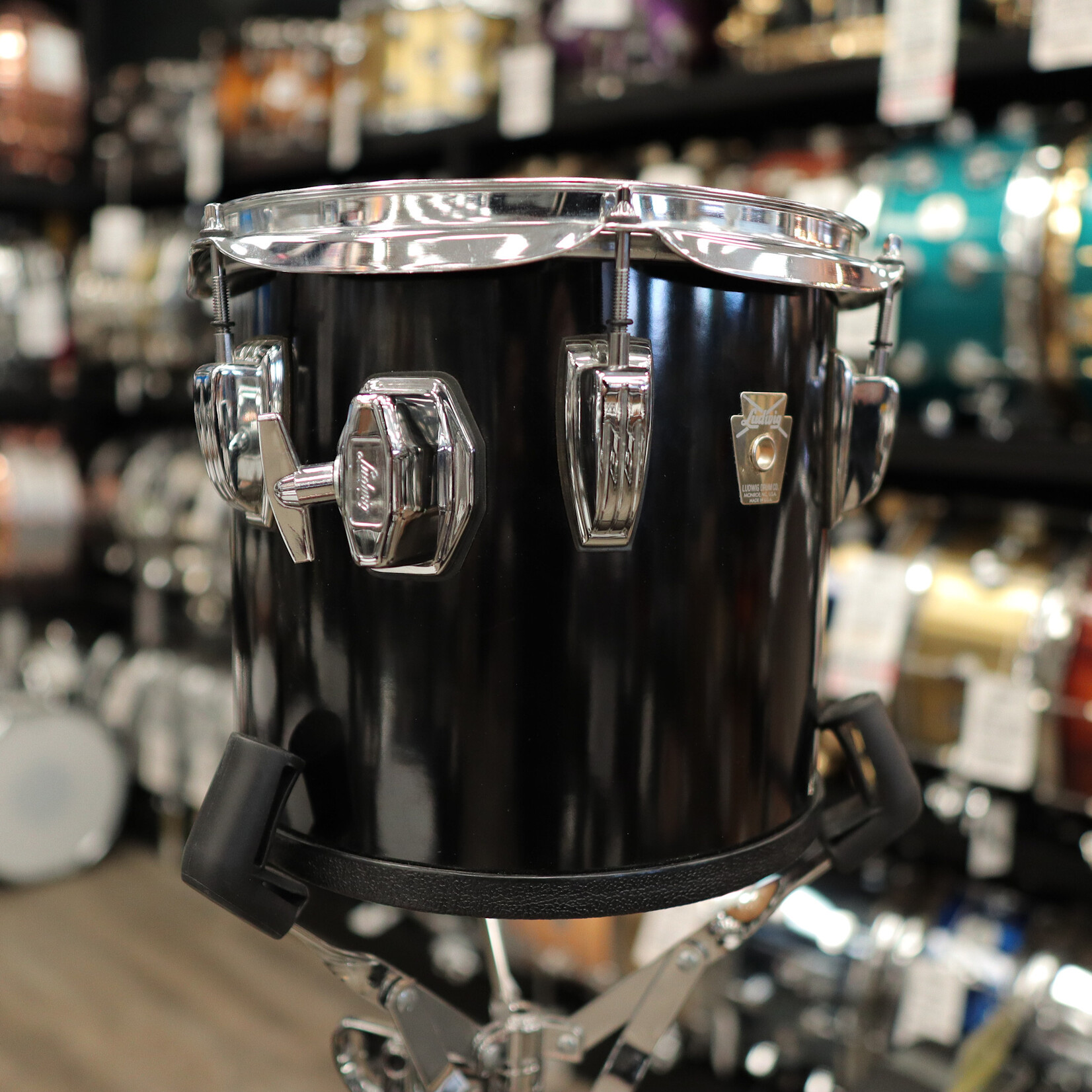 Ludwig 1988-1998 Ludwig 9x10" Super Classic Concert Tom (Rock Onyx Wrap)