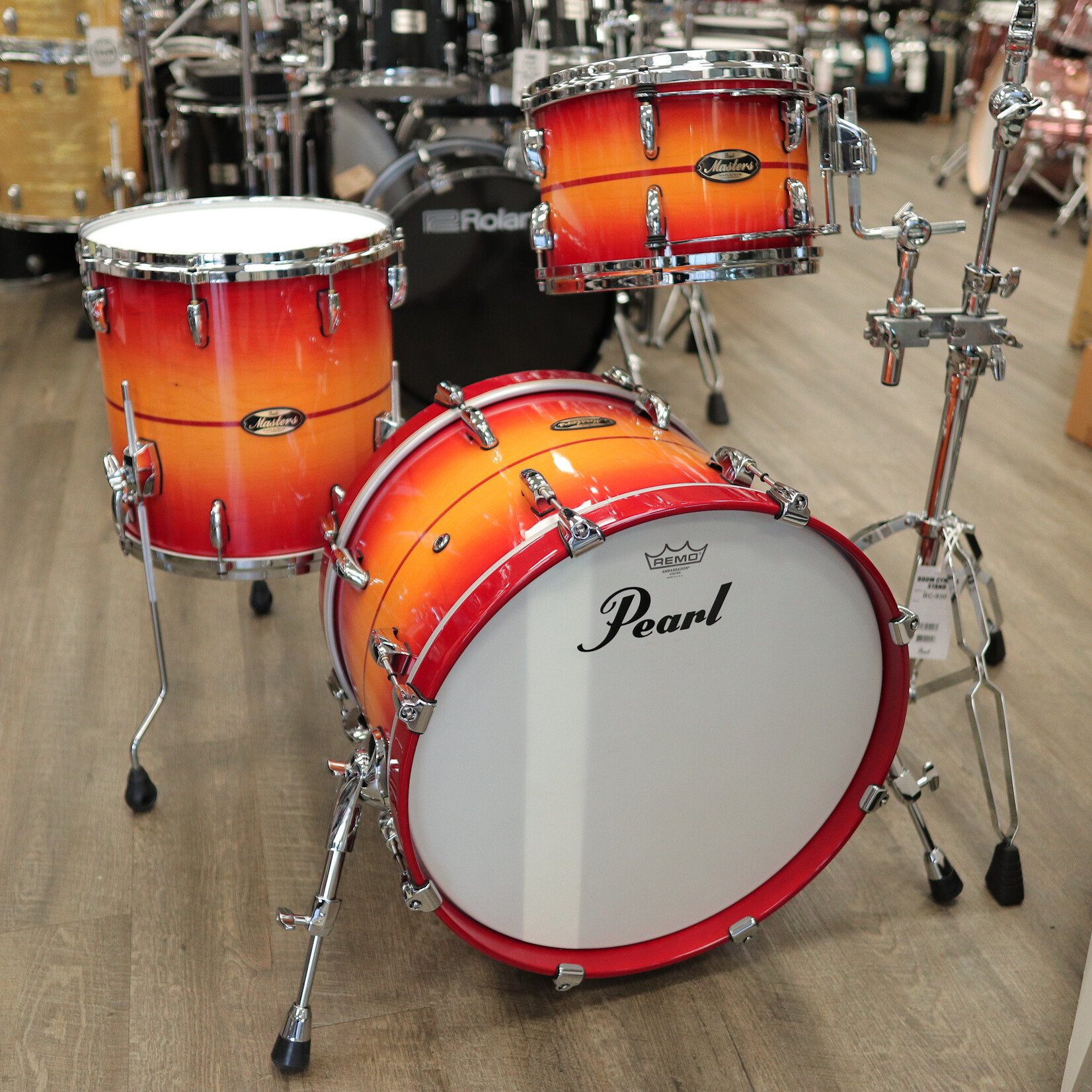 Pearl B-Stock Pearl MMG Masters Maple/Gum 3-Piece Shell Pack 12/14/20 (#857 Sunburst Redstripe)