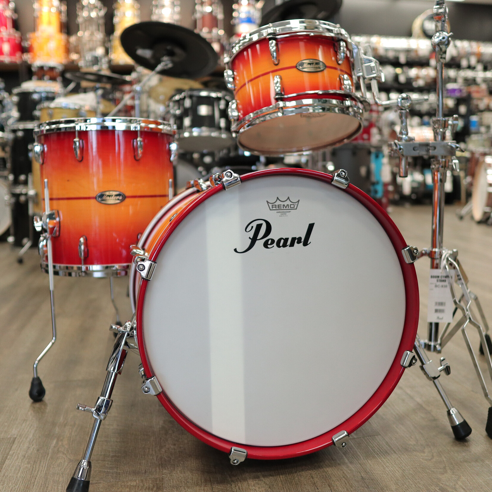 Pearl B-Stock Pearl MMG Masters Maple/Gum 3-Piece Shell Pack 12/14/20 (#857 Sunburst Redstripe)