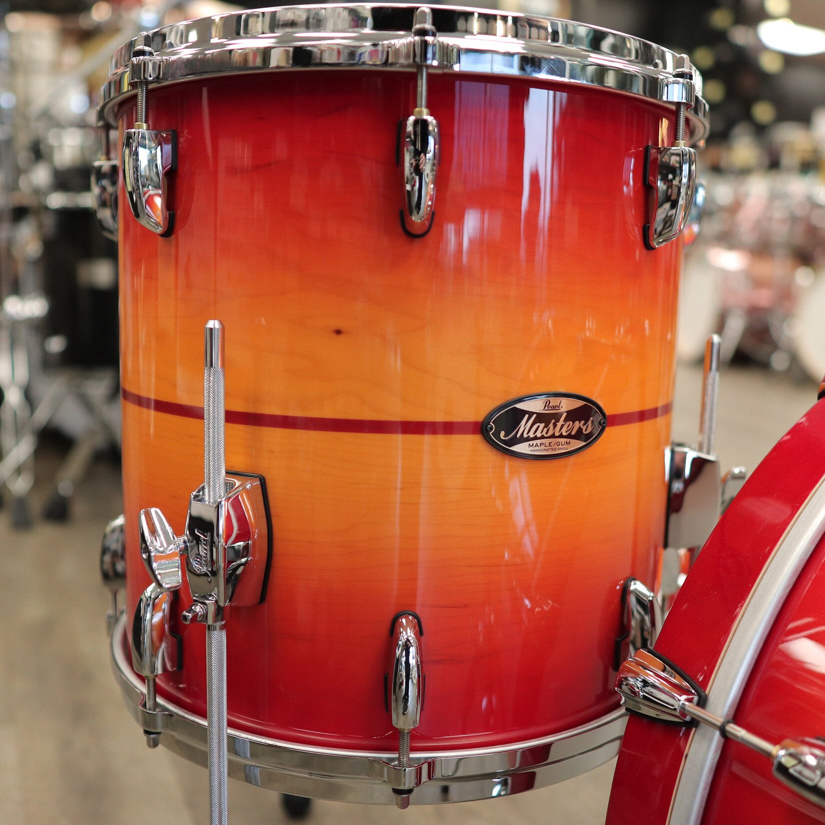 Pearl B-Stock Pearl MMG Masters Maple/Gum 3-Piece Shell Pack 12/14/20 (#857 Sunburst Redstripe)
