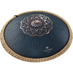 Meinl Meinl Sonic Energy 16" Engraved Octave Steel Tongue Drum - D Amara Scale (Navy Blue)