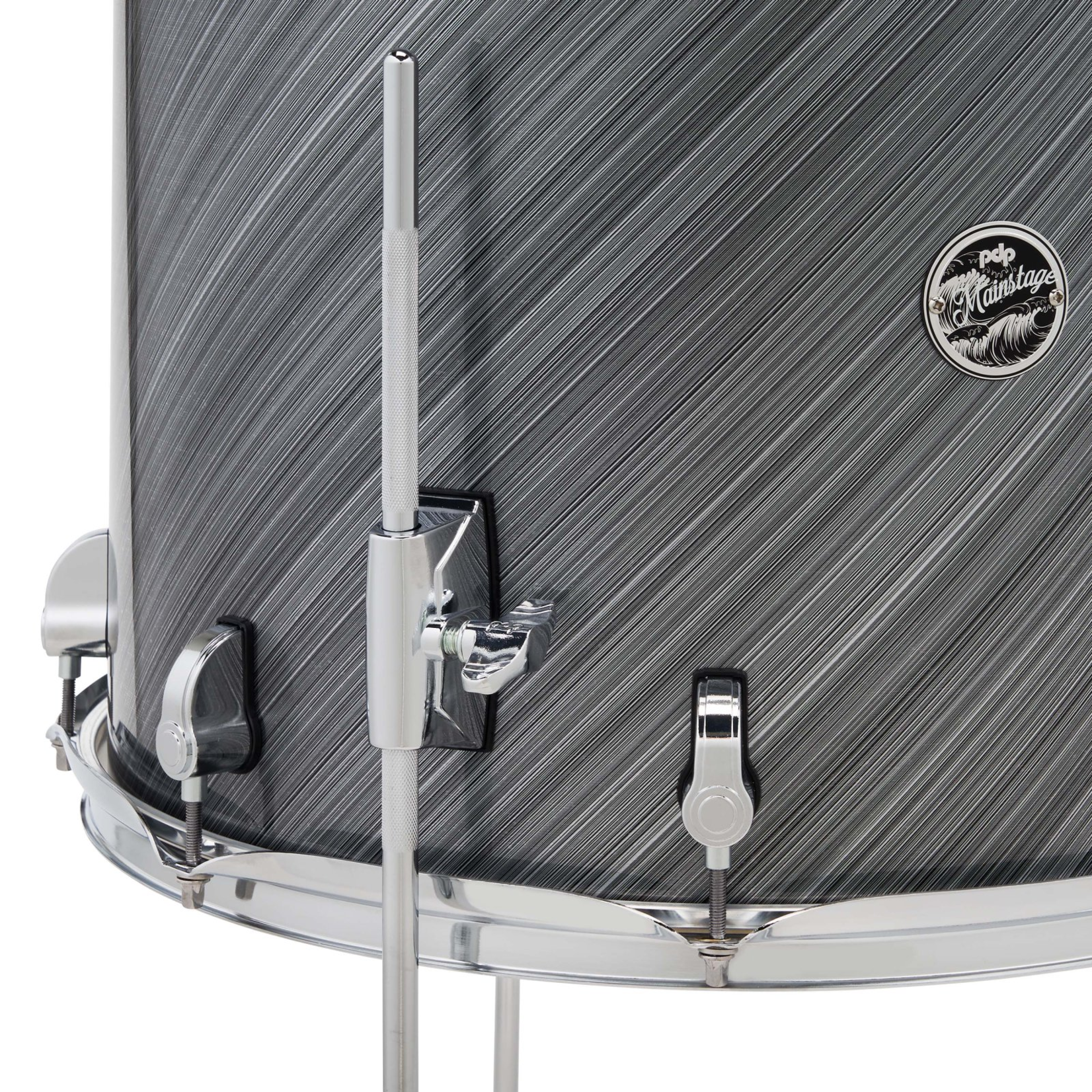 PDP PDP Mainstage 5-pc Complete Drum Set with HW, Throne, Paiste Cymbals (Twisted Graphite)