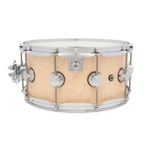 DW DW 6.5 x 14" 333 Snare Drum, Zikit System, Natural Satin Oil, Chrome HW