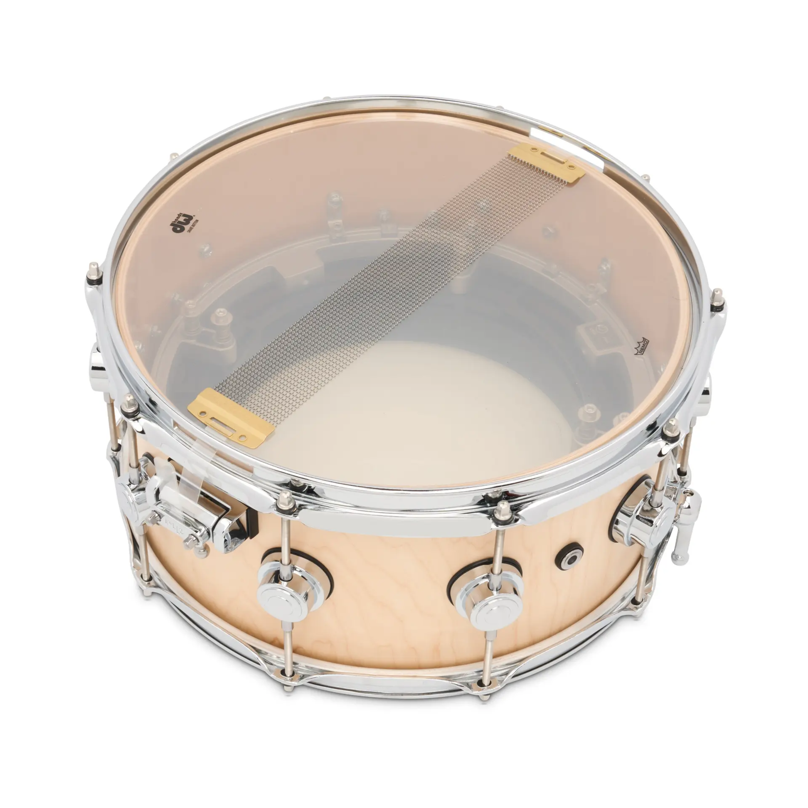 DW DW 6.5 x 14" 333 Snare Drum, Zikit System, Natural Satin Oil, Chrome HW