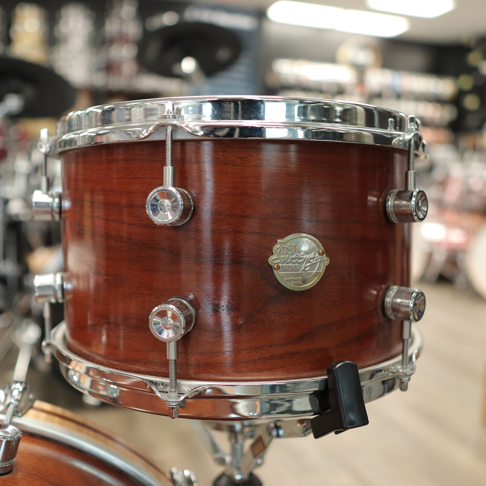 Doc Sweeney Drums Pre-Owned Doc Sweeney Drums Walnut #One 3-Piece Steambent - Black Walnut Shell Pack 13/16/22