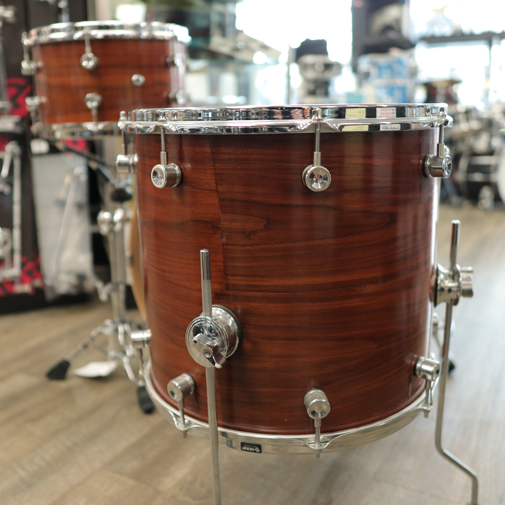 Doc Sweeney Drums Pre-Owned Doc Sweeney Drums Walnut #One 3-Piece Steambent - Black Walnut Shell Pack 13/16/22