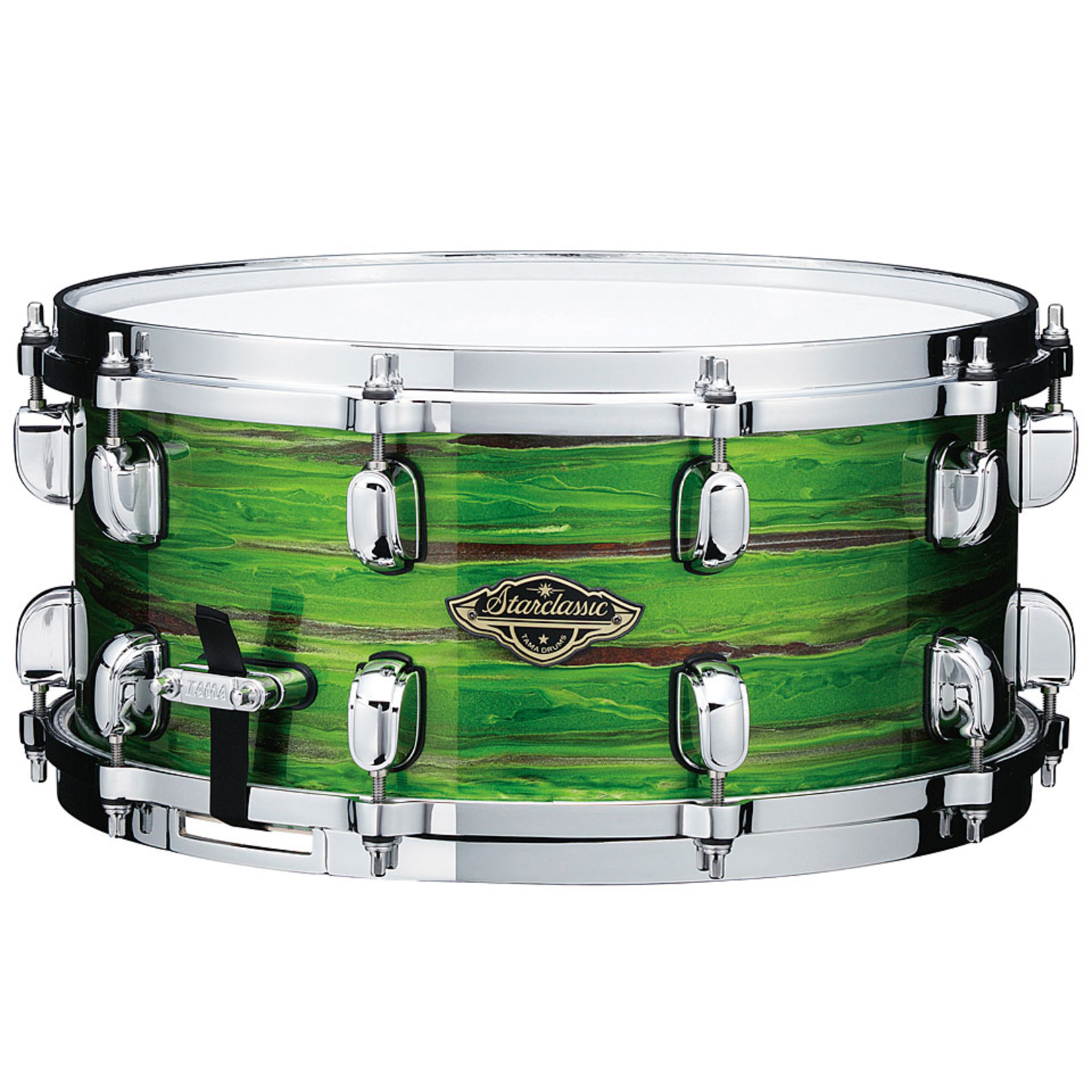 Tama Tama Starclassic Walnut/Birch 6.5x14" Snare Drum (Lacquer Shamrock Oyster) WBSS65-LSO