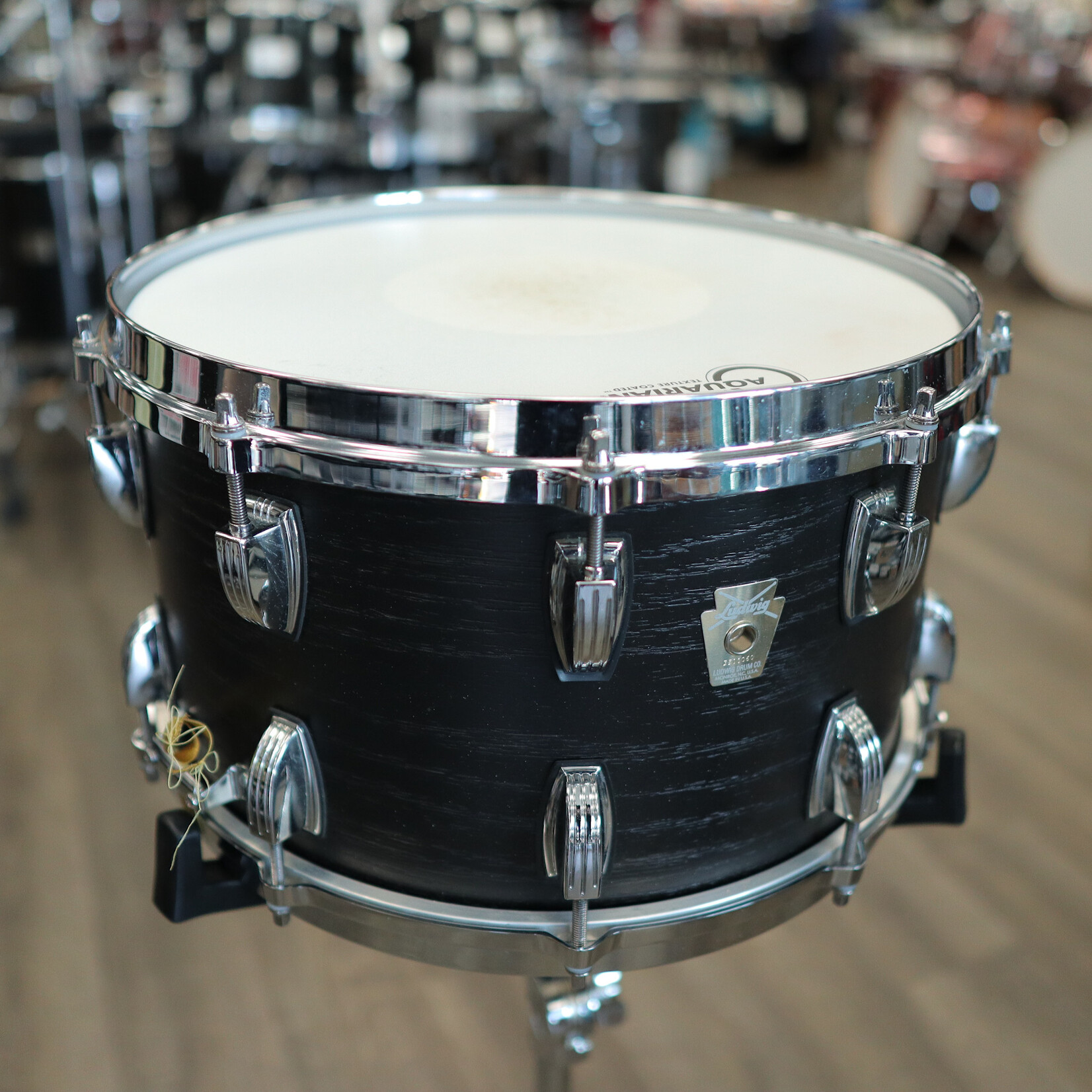Ludwig Used Ludwig Classic Maple 8x14" Snare Drum w/ Die-Cast Hoops (Night Oak)