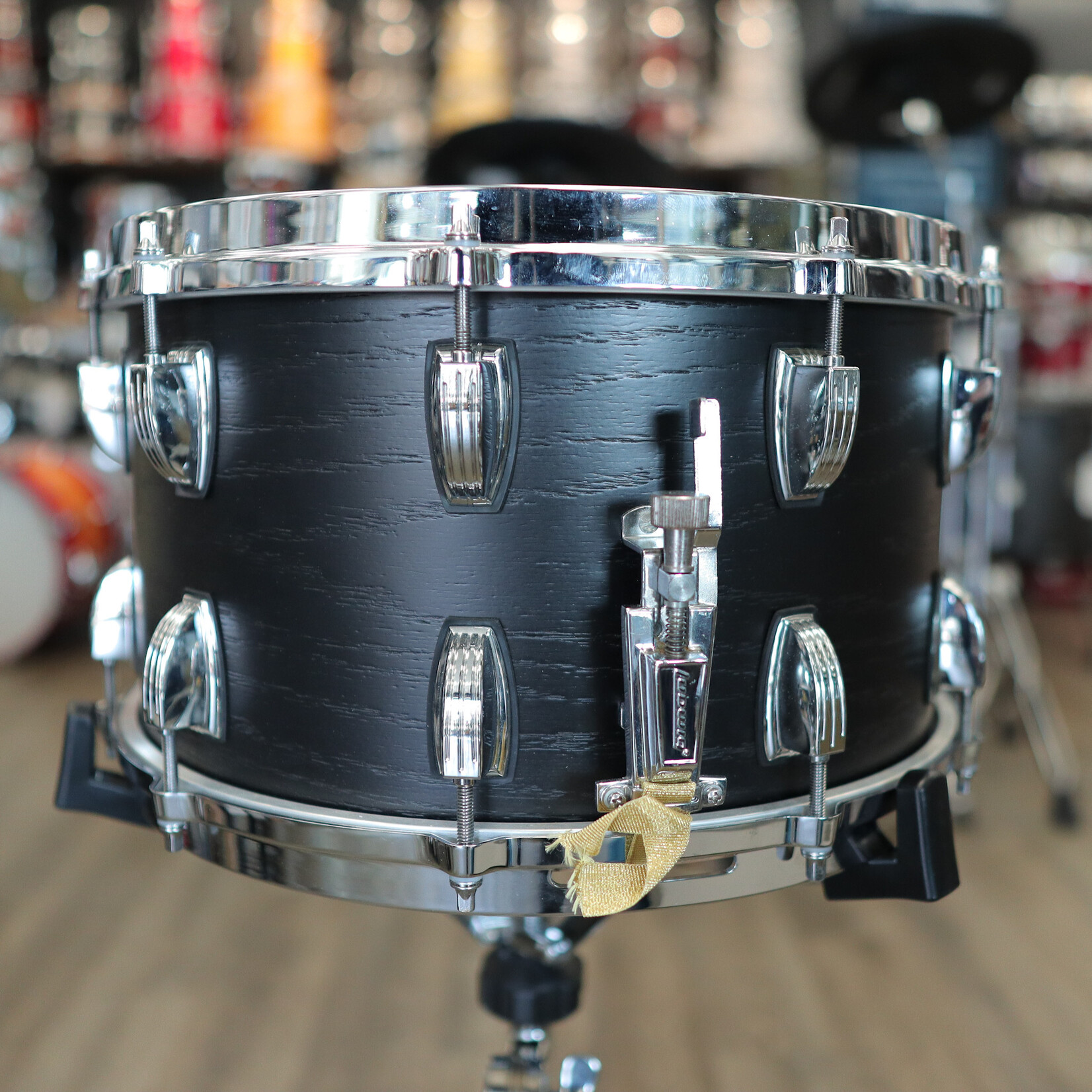 Ludwig Used Ludwig Classic Maple 8x14" Snare Drum w/ Die-Cast Hoops (Night Oak)