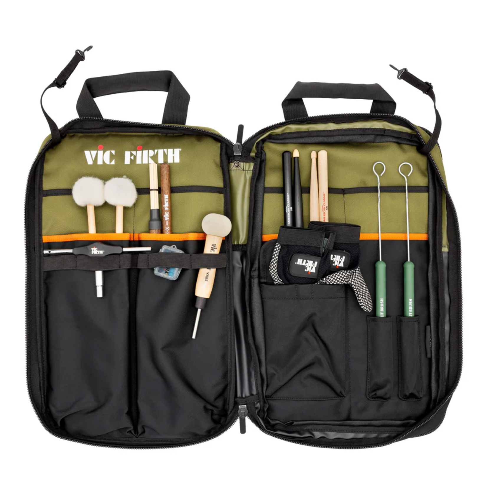 Vic Firth Vic Firth Professional Stick Bag (Green/Black) VXSB0114