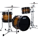 Ludwig Ludwig Exotic Select - Ambrosia Maple Downbeat 3-Pc Shell Pack 12/14/20 (Black Gold Burst)