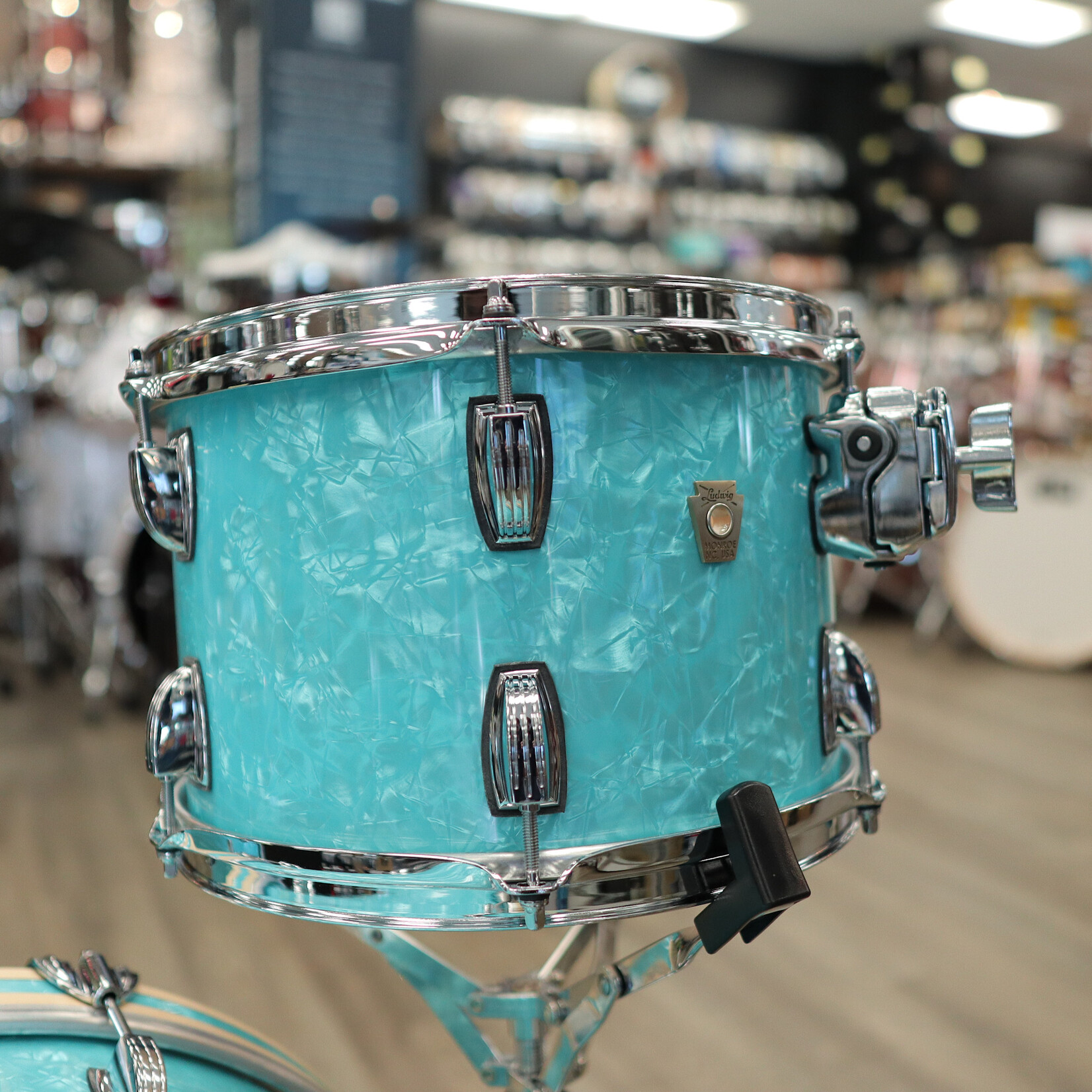 Ludwig Ludwig Classic Maple Downbeat 3-Pc Shell Pack 12/14/20 (Teal Pearl)