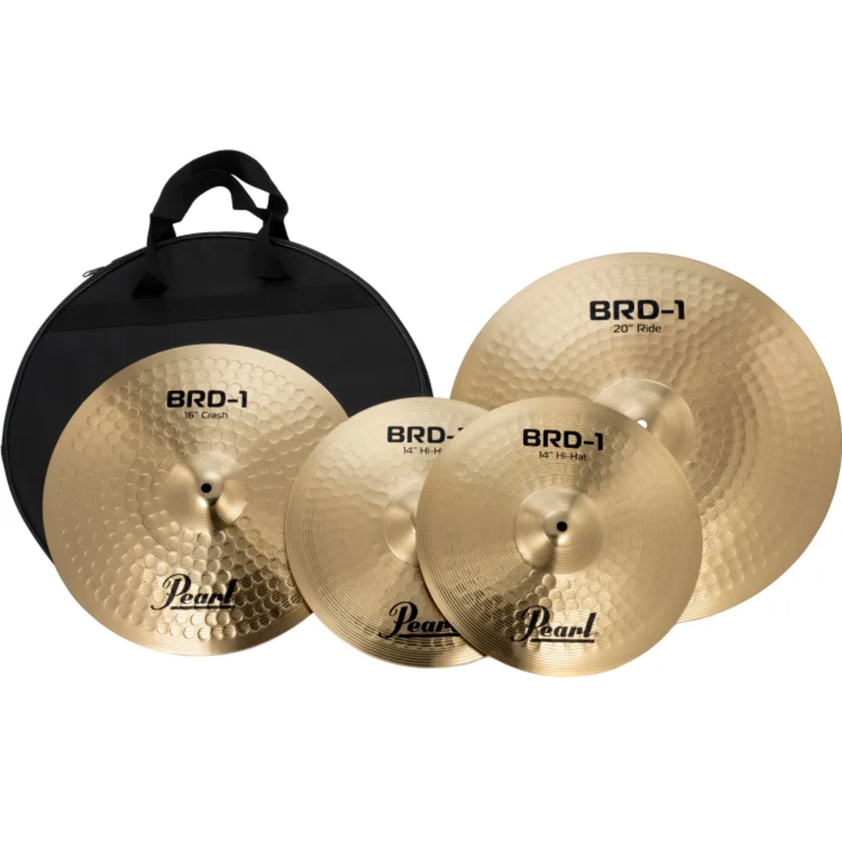 Pearl Pearl 3-piece Cymbal Pack (14HH/16Cr/20R) with Bag