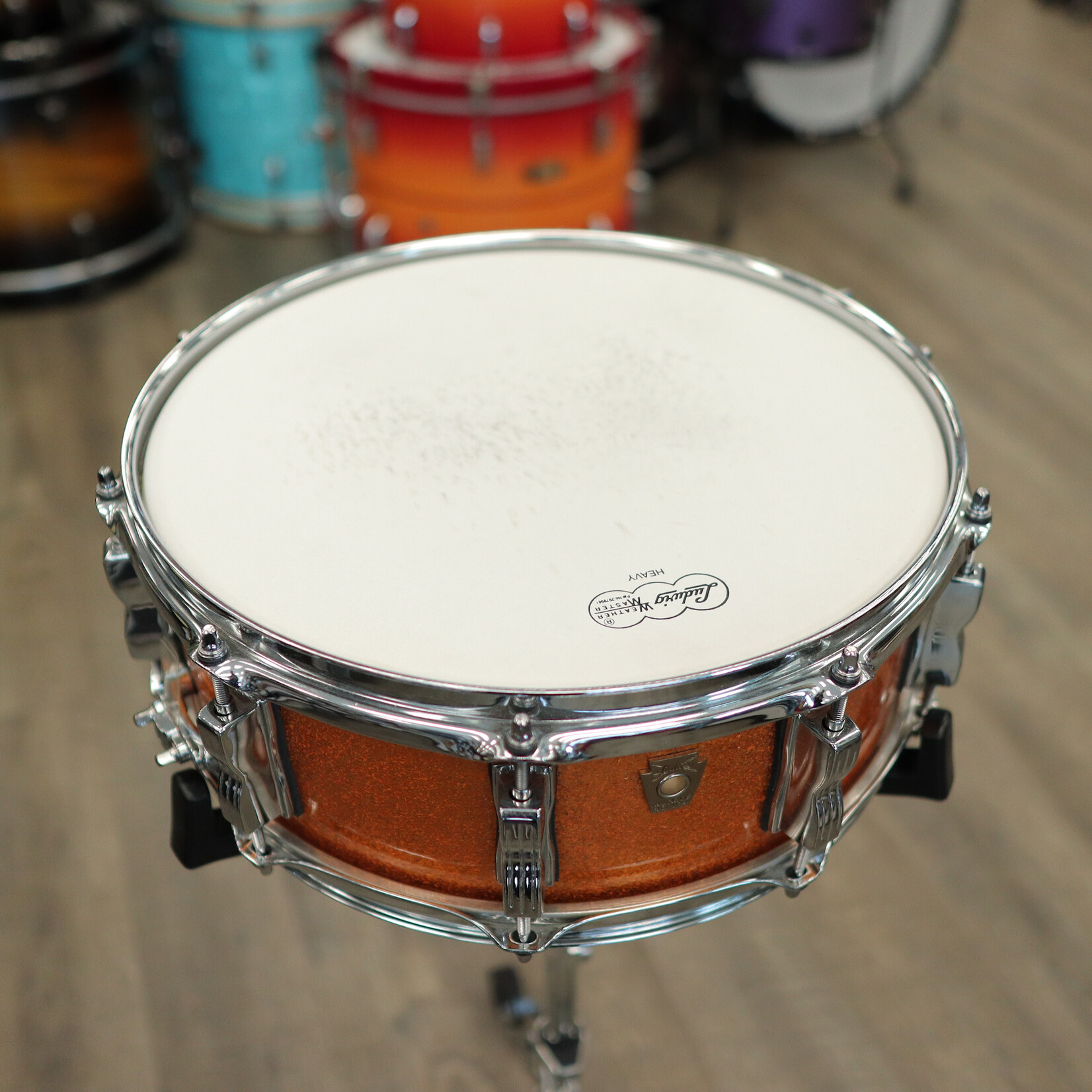 Ludwig Used Ludwig 5x14" Classic Maple Snare Drum (Gold Sparkle)