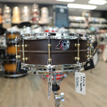 Pork Pie Pork Pie 5.5x14" Seamless Steel Snare Drum with Brass Tube Lugs