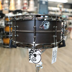Pork Pie Pork Pie 6.5x14" Seamless Steel Snare Drum with Black Chrome Hardware