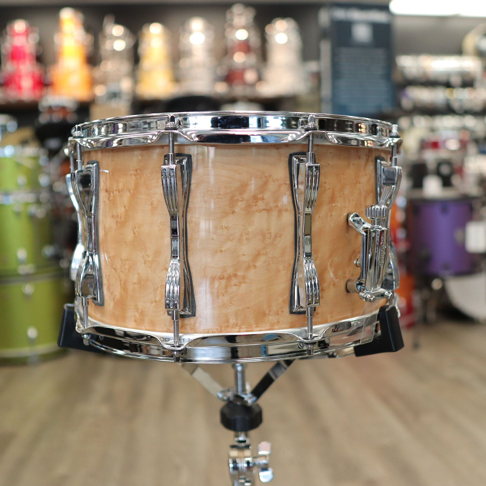 Ludwig Ludwig Classic Maple Exotic 8x14" Snare Drum (Birdseye Maple, Small Mach Lug 2251E)