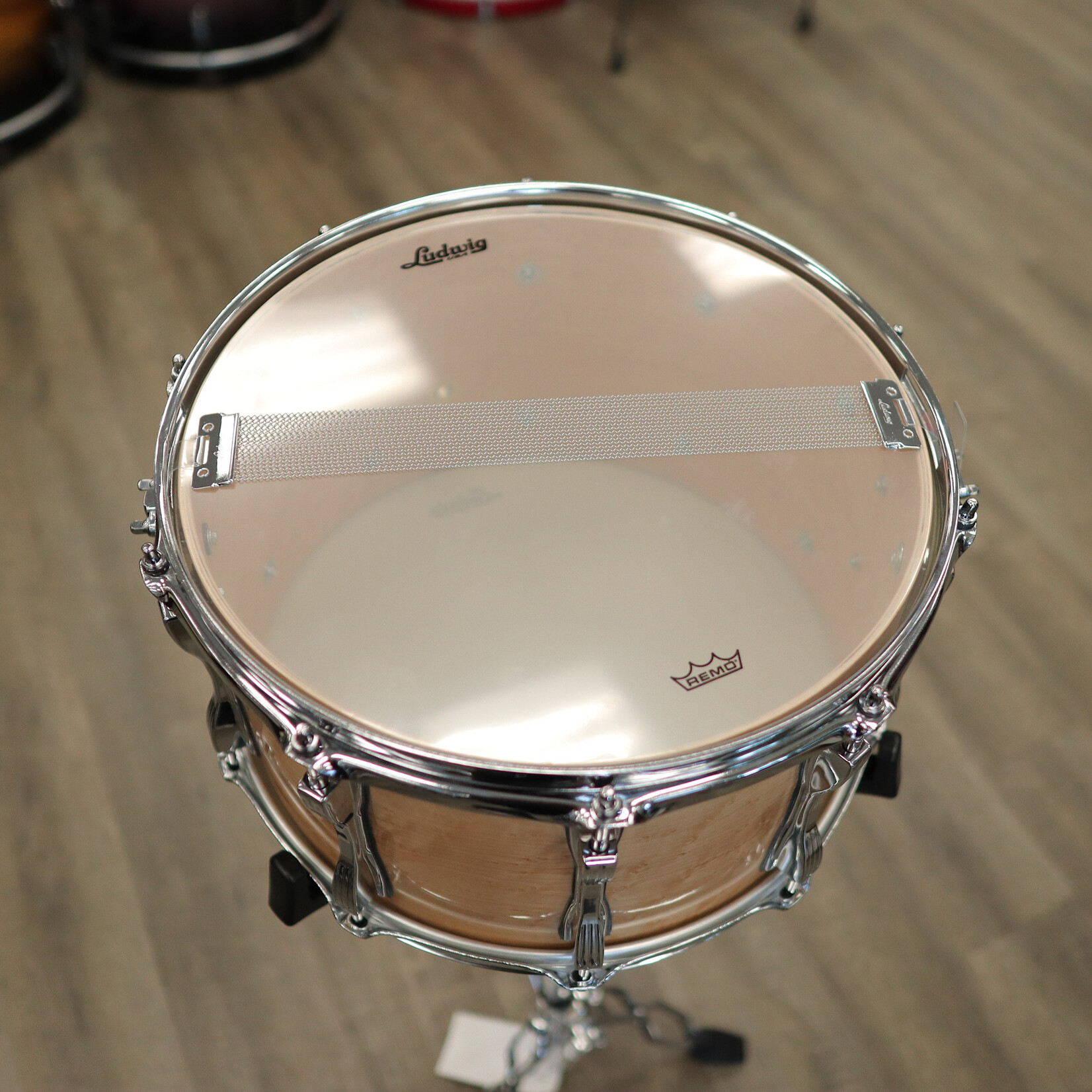 Ludwig Ludwig Classic Maple Exotic 8x14" Snare Drum (Birdseye Maple, Small Mach Lug 2251E)