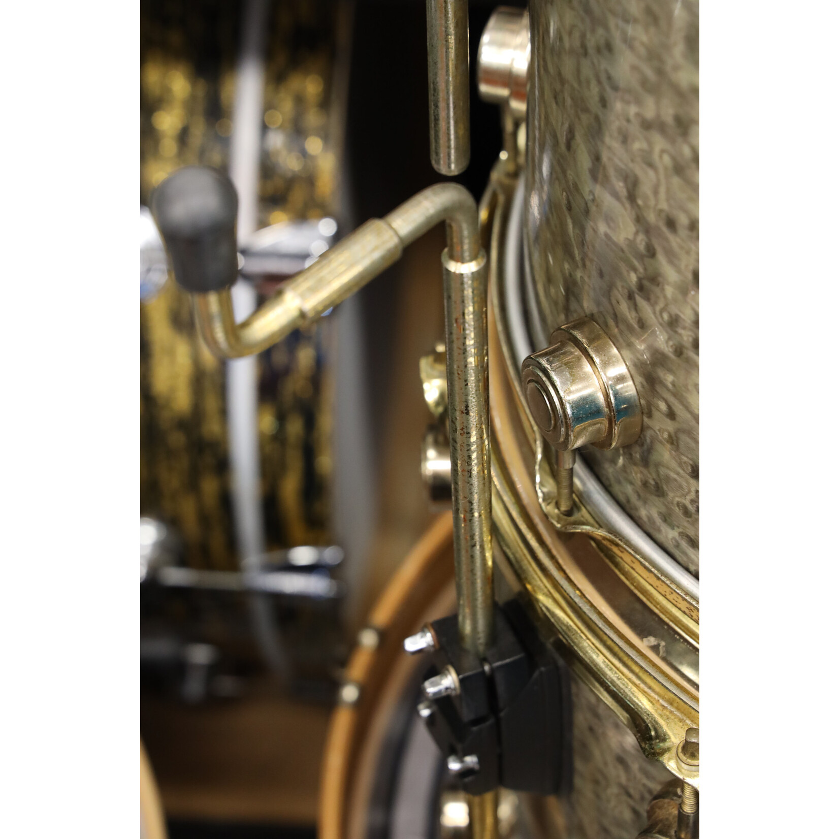 DW Used DW Pre-Collector's Series Exotic 7-Piece Kit Birdseye Maple w/Brass HW
