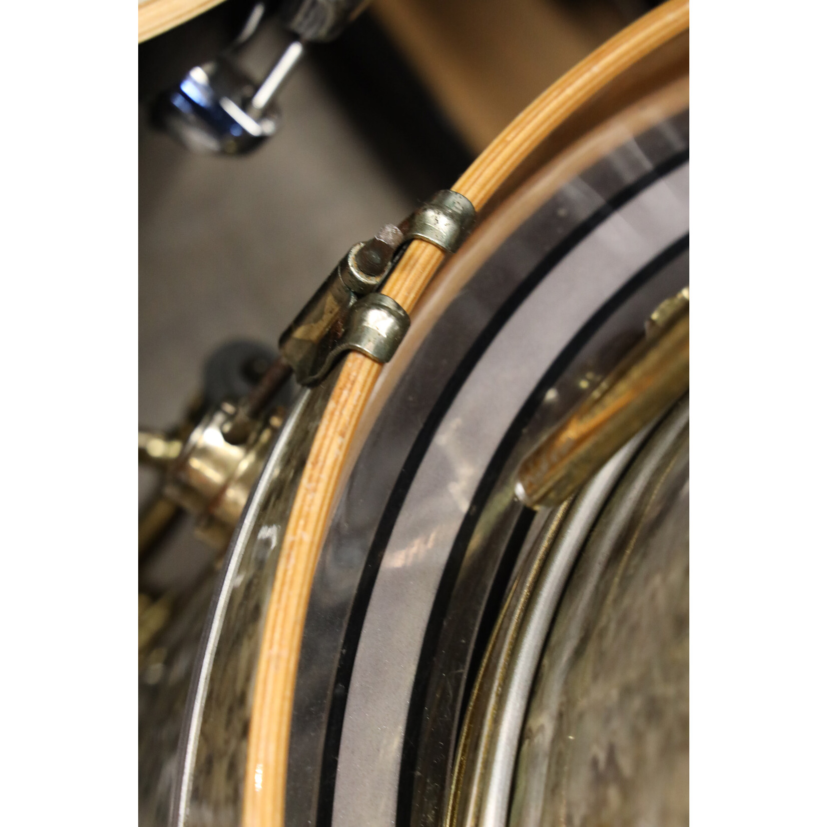 DW Used DW Pre-Collector's Series Exotic 7-Piece Kit Birdseye Maple w/Brass HW