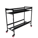 Gator Gator Frameworks Two-Tier Snare Rack w. Locking Casters (holds up to 10 Snare Drums)