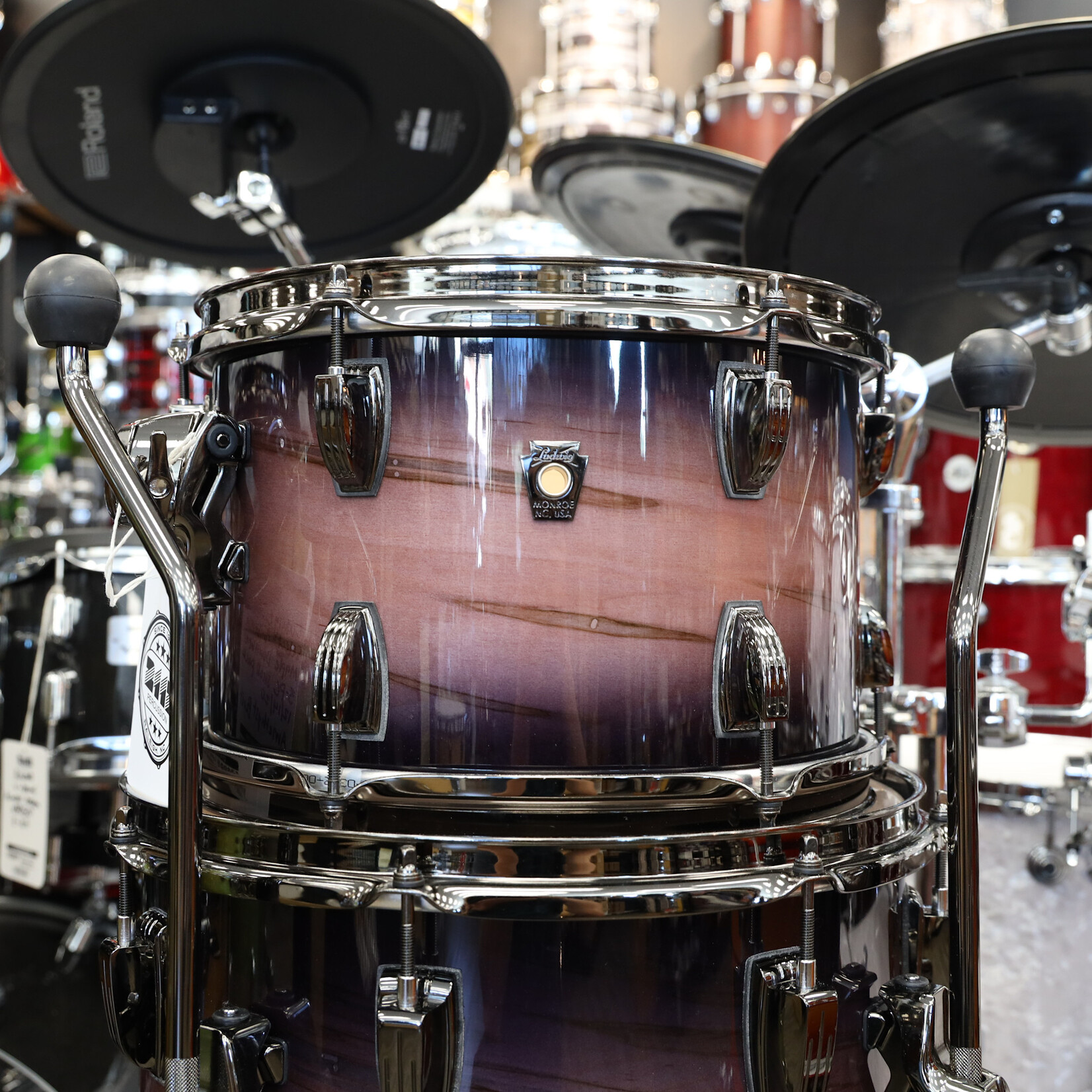 Ludwig Ludwig Exotic Select - Ambrosia Maple Downbeat 3-Pc Shell Pack 12/14/20 (Amethyst Burst)