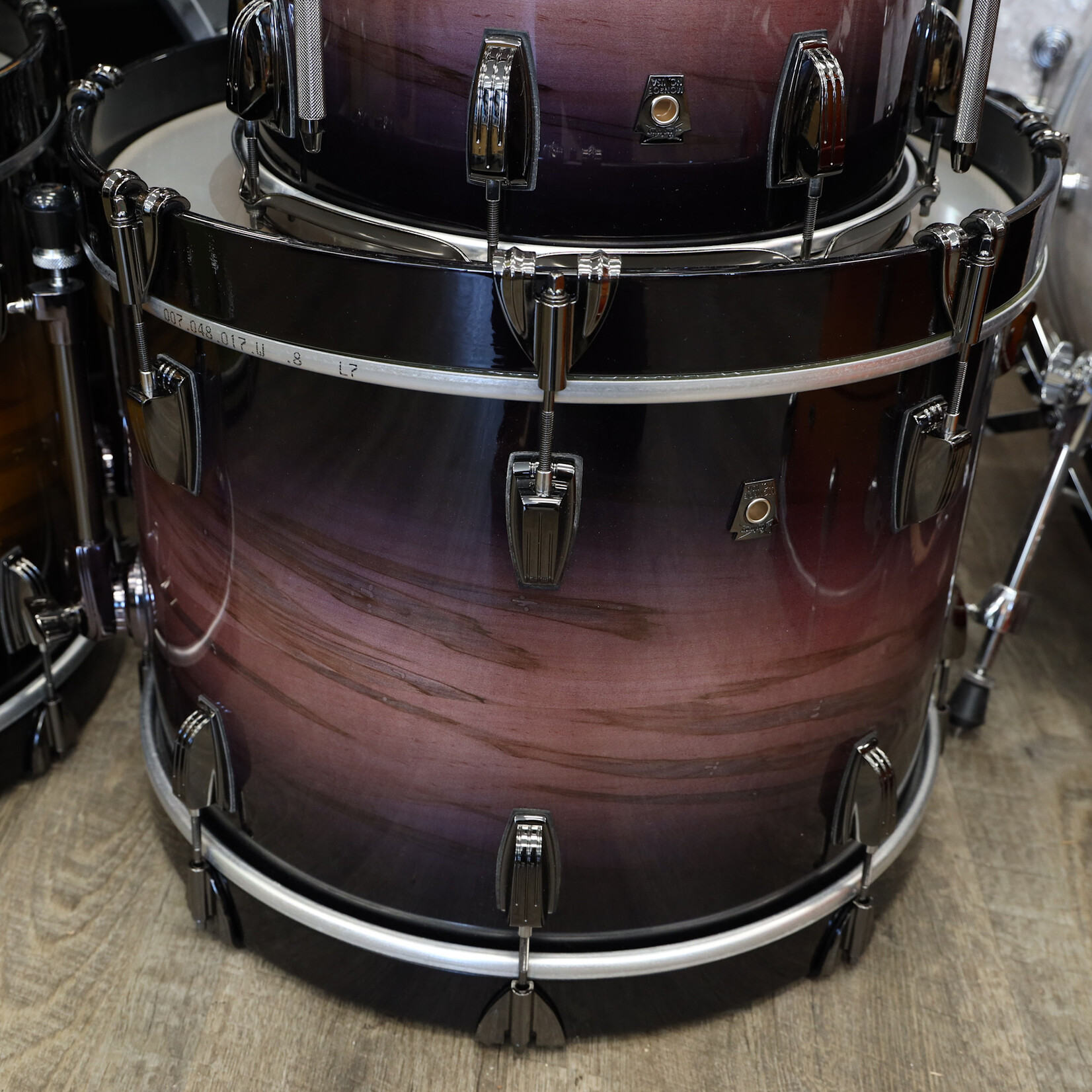 Ludwig Ludwig Exotic Select - Ambrosia Maple Downbeat 3-Pc Shell Pack 12/14/20 (Amethyst Burst)