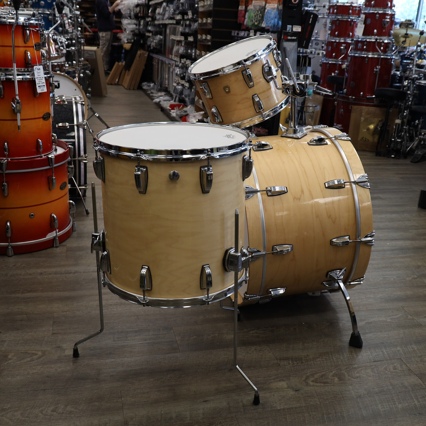 Ludwig Used Ludwig Classic Maple 3-PC Pro Beat Shell Pack (Modified) Natural Finish