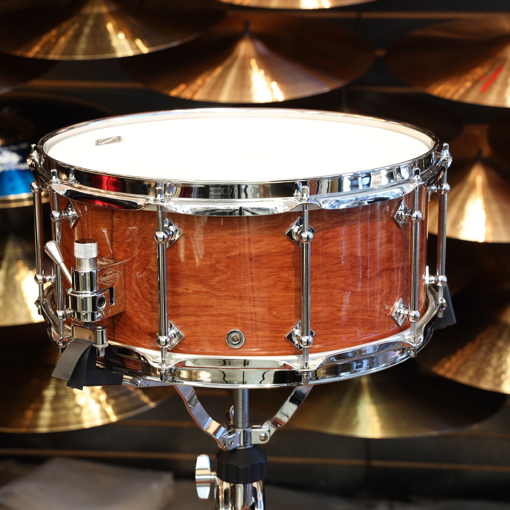 Craviotto Craviotto Private Reserve 6.5X14" Snare Drum Bubinga (Lacquer Finish)