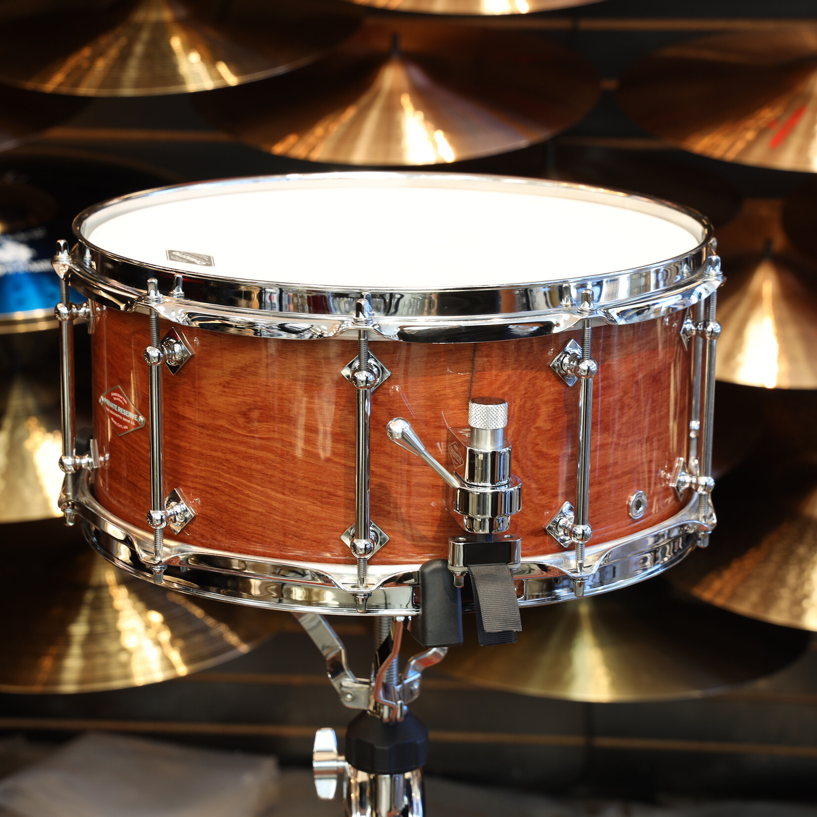 Craviotto Craviotto Private Reserve 6.5X14" Snare Drum Bubinga (Lacquer Finish)