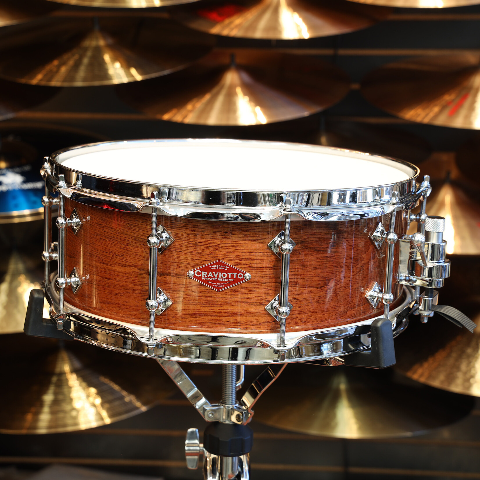 Craviotto Craviotto Private Reserve 5.5X14" Snare Drum Bubinga (Lacquer Finish)