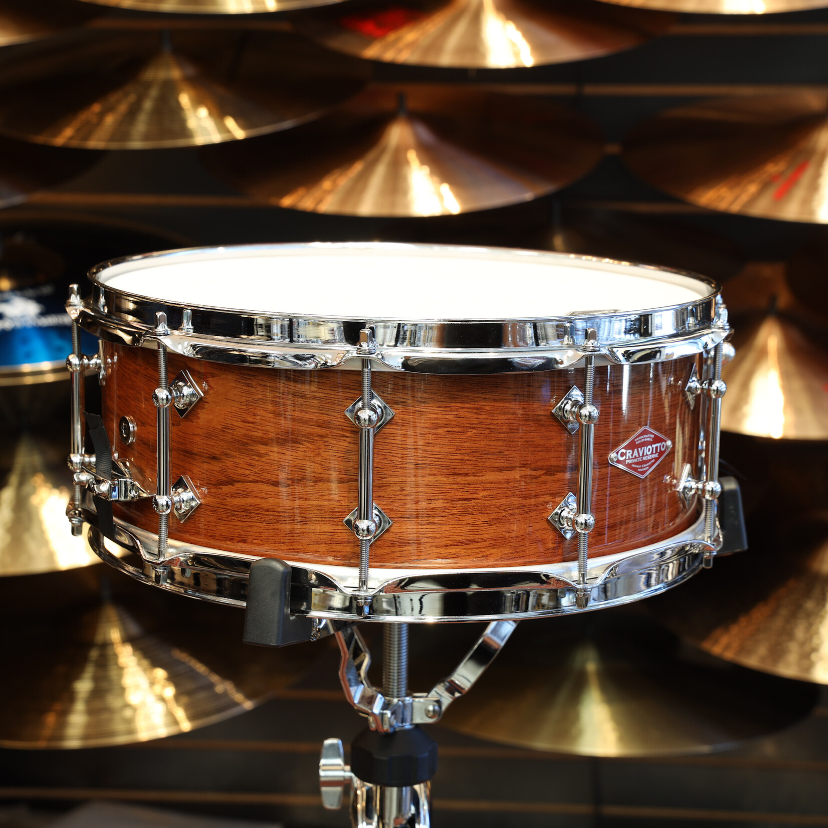 Craviotto Craviotto Private Reserve 5.5X14" Snare Drum Bubinga (Lacquer Finish)