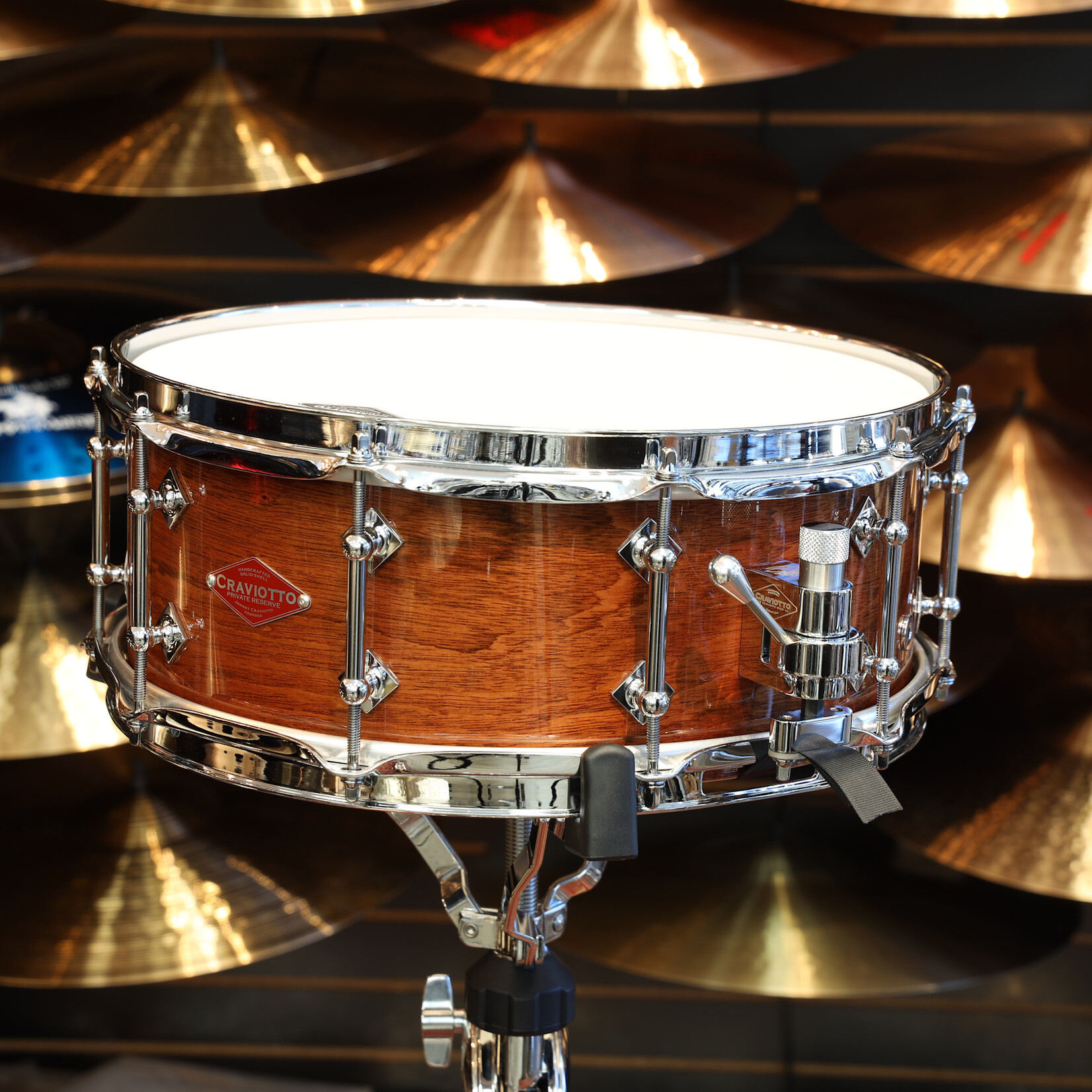 Craviotto Craviotto Private Reserve 5.5X14" Snare Drum Bubinga (Lacquer Finish)