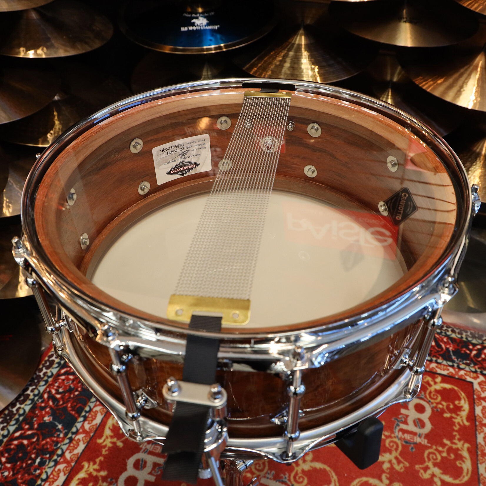 Craviotto Craviotto Private Reserve 5.5X14" Snare Drum Bubinga (Lacquer Finish)