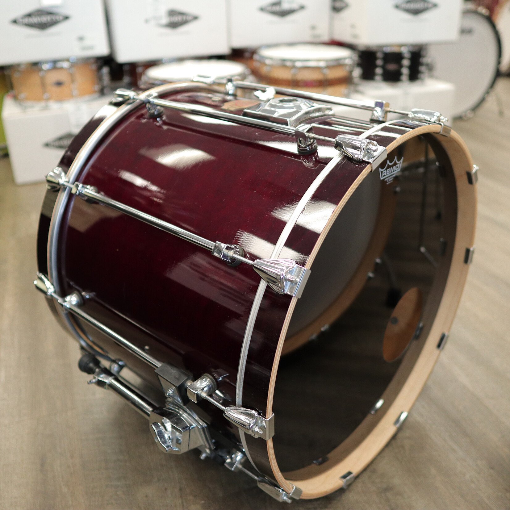 Premier Used Premier Signia 18x22" Maple Bass Drum (Cherrywood Lacquer)