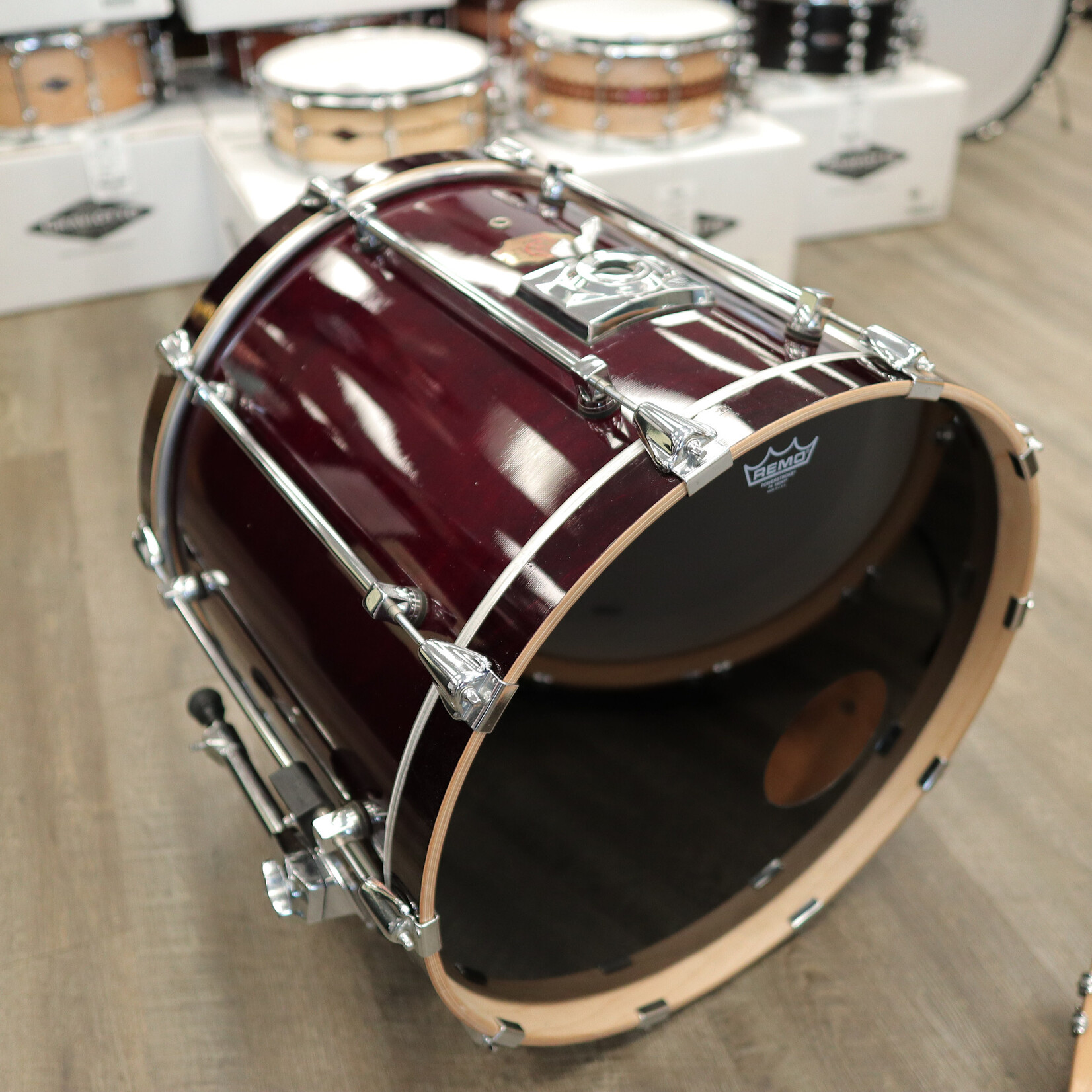 Premier Used Premier Signia 18x22" Maple Bass Drum (Cherrywood Lacquer)