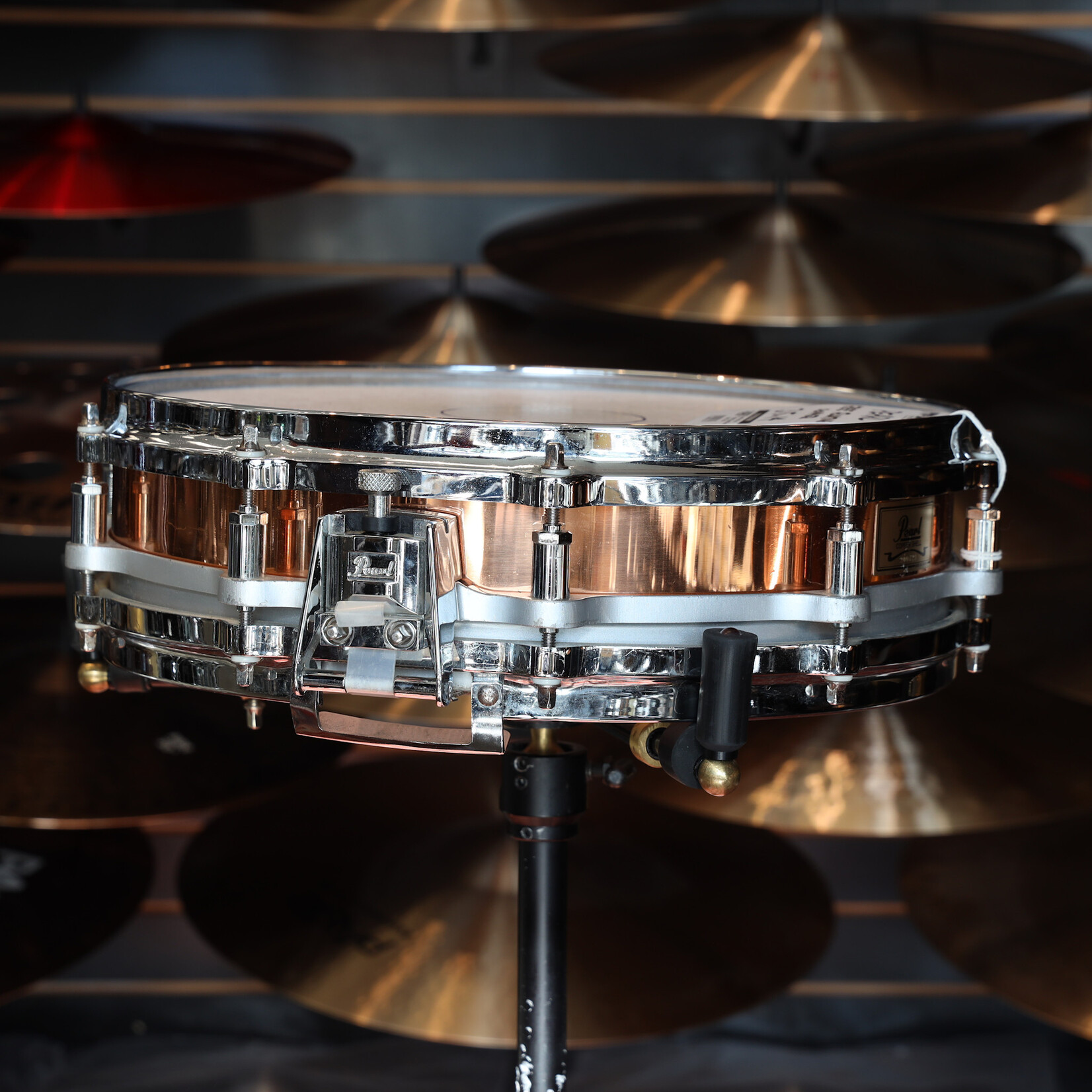 Pearl Used Pearl Free Floating Copper Snare Drum 3.5x14