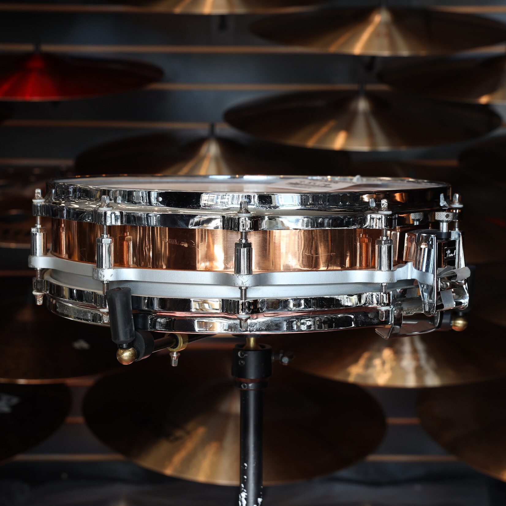 Pearl Used Pearl Free Floating Copper Snare Drum 3.5x14