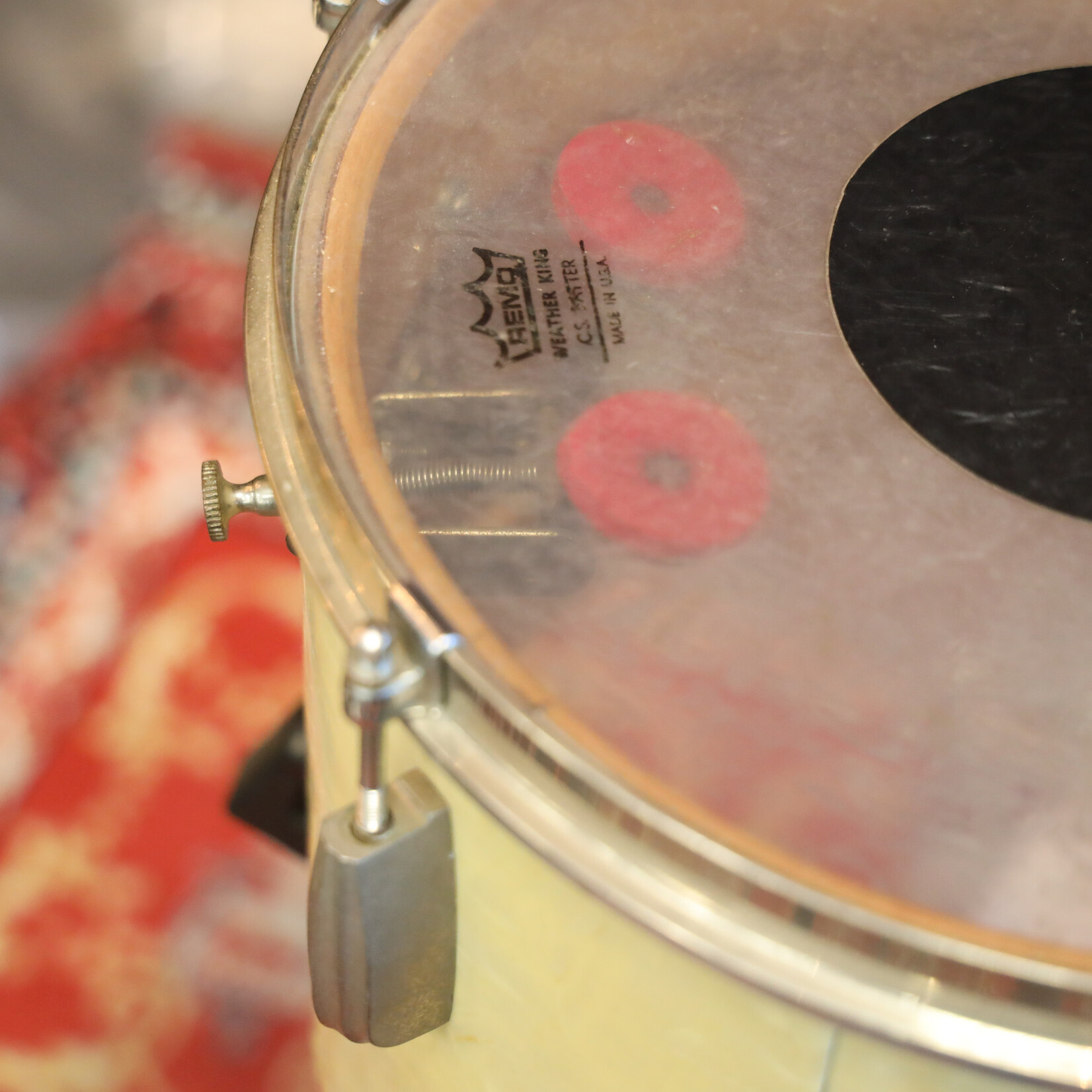 Slingerland Vintage Slingerland Radio King Tom-Tom 9x13 White Marine Pearl (Tack Head)