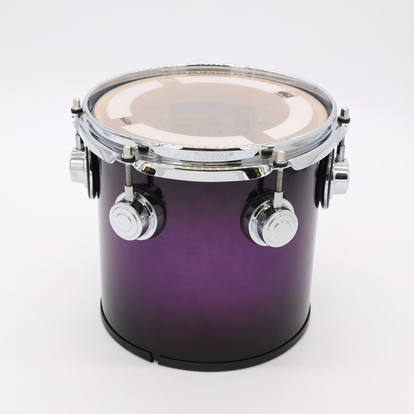 DW Used DW Collector's Series Purple Maple Concert Tom 8x8 Anodized Purple Burst