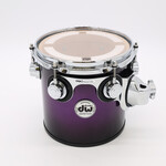 DW Used DW Collector's Series Purple Maple Concert Tom 8x8 Anodized Purple Burst