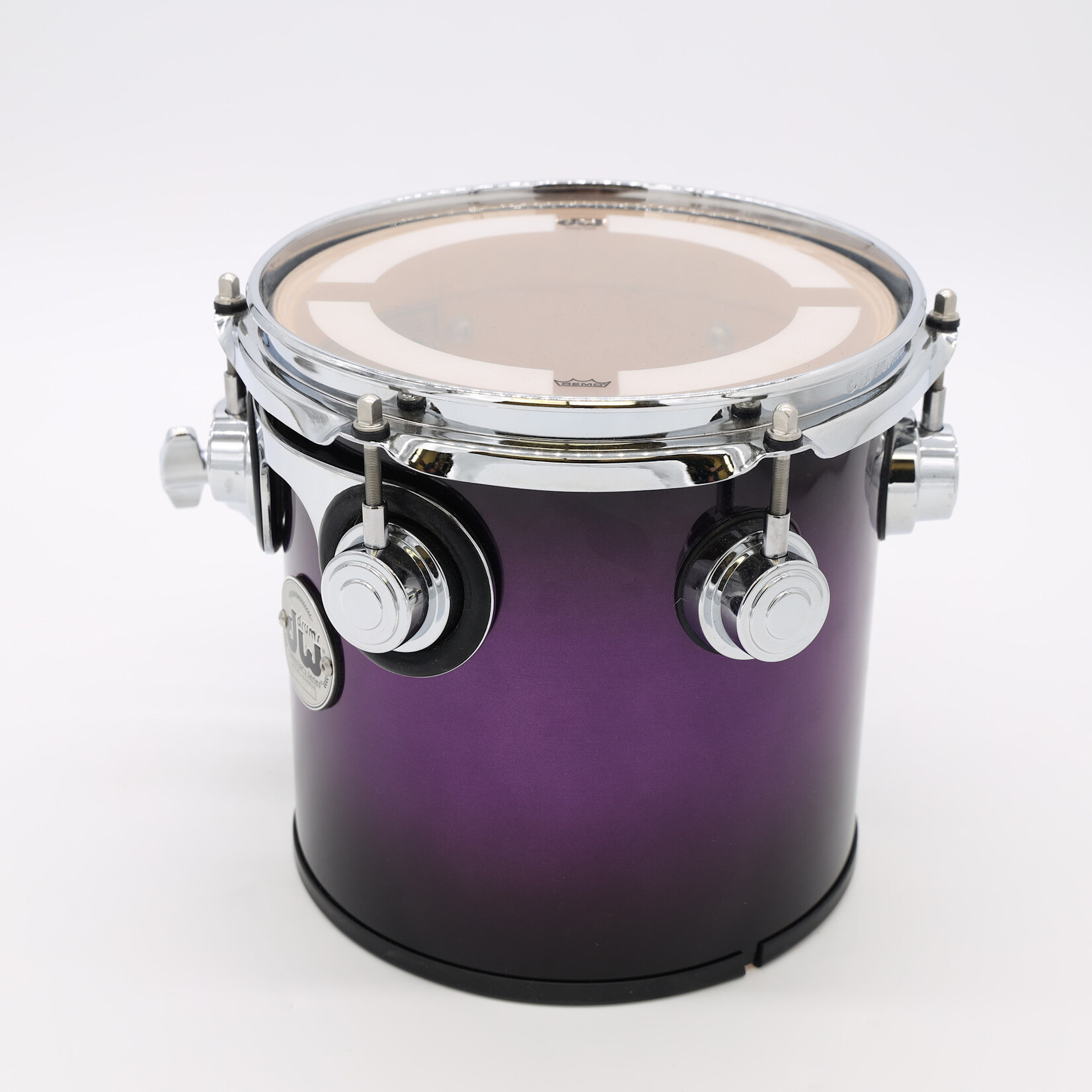 DW Used DW Collector's Series Purple Maple Concert Tom 8x8 Anodized Purple Burst