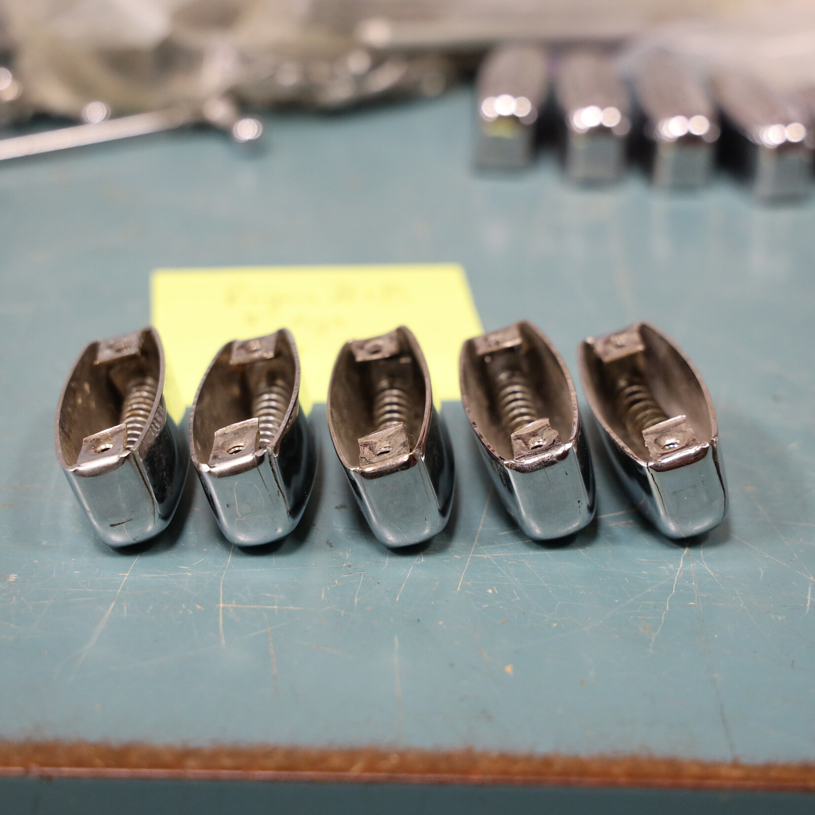 Rogers Vintage Rogers Bread & Butter Tab Lug, Single Tension For Toms 3916R, 5-Pack Set A