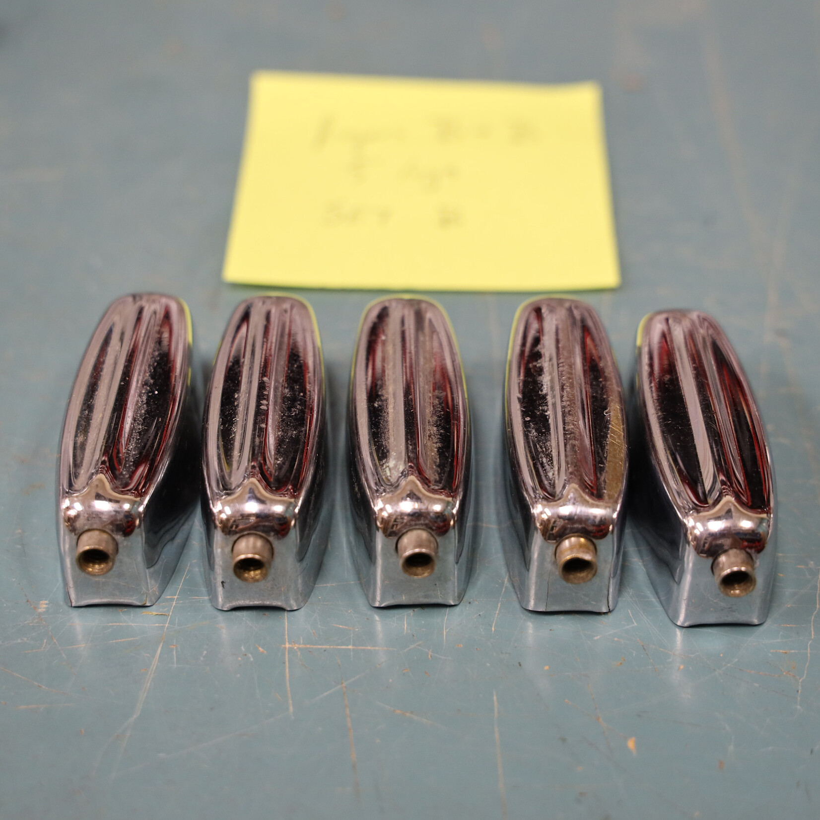 Rogers Vintage Rogers Bread & Butter Tab Lug, Single Tension For Toms 3916R, 5-Pack Set B