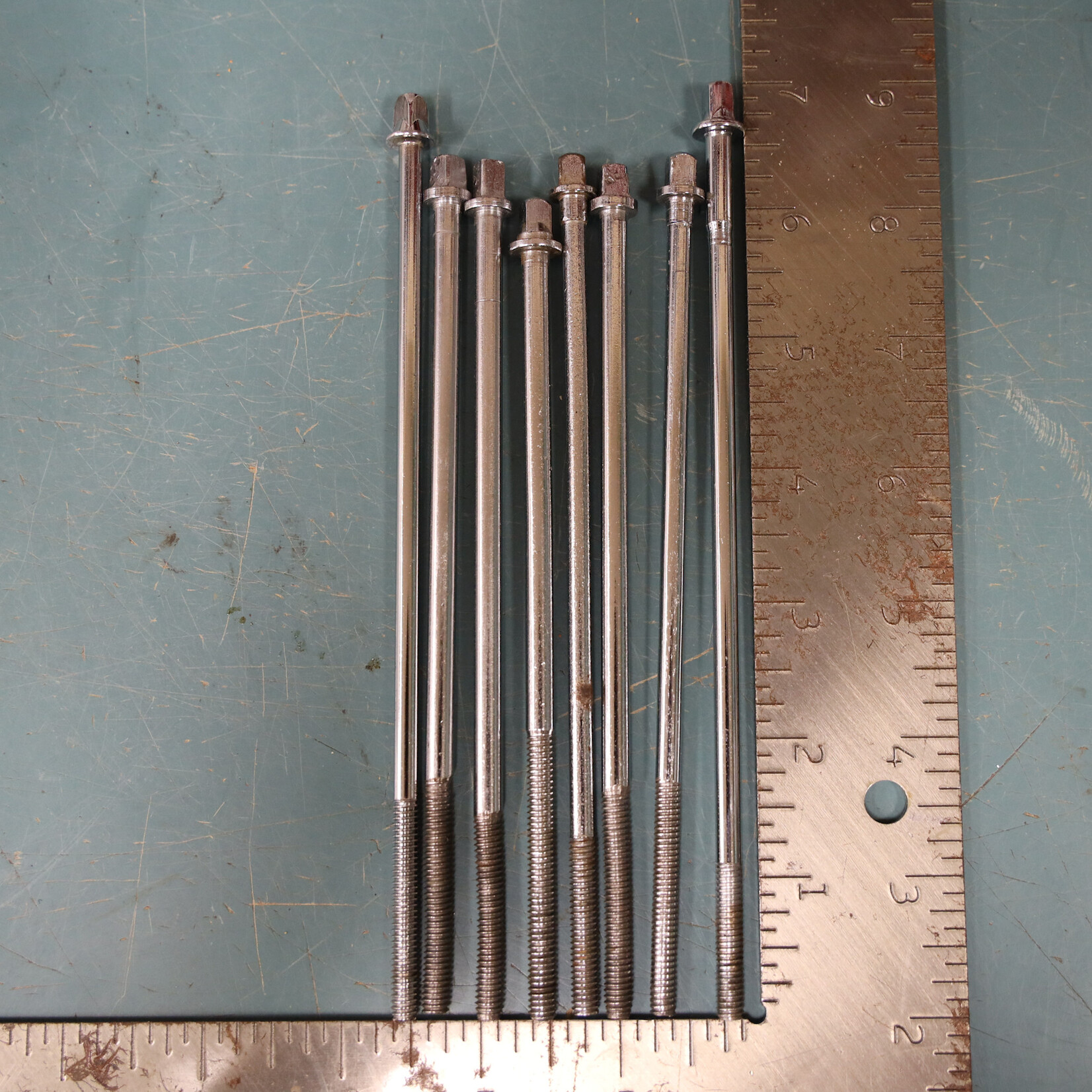 Rogers Vintage Rogers Tension Rod Lot, 5.5-6.5" Length, Set of 8